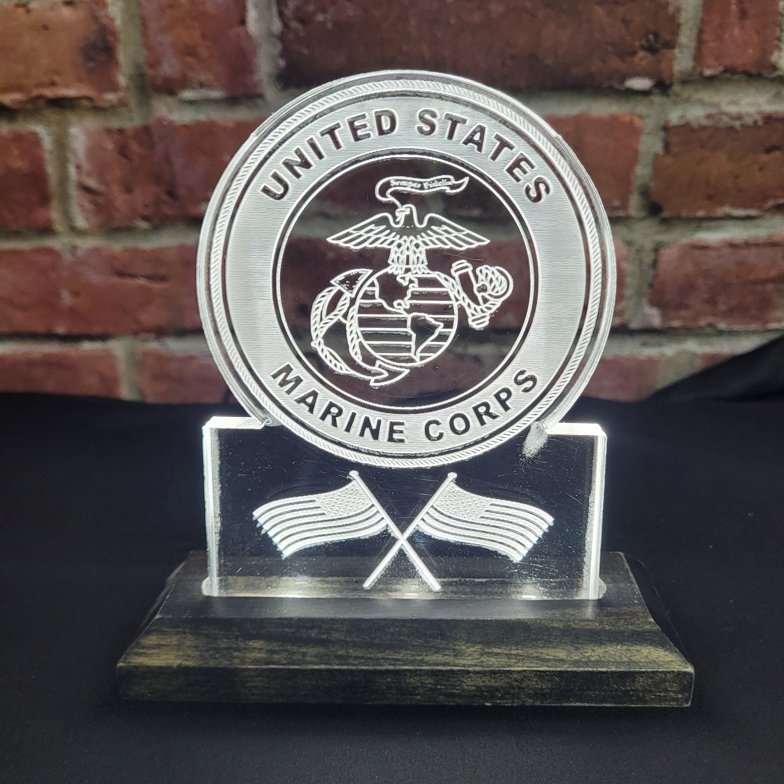 Laser-Engraved Acrylic Plaque with LED Accent Lighting