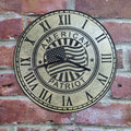 Rustic Real Wood Wall Clock