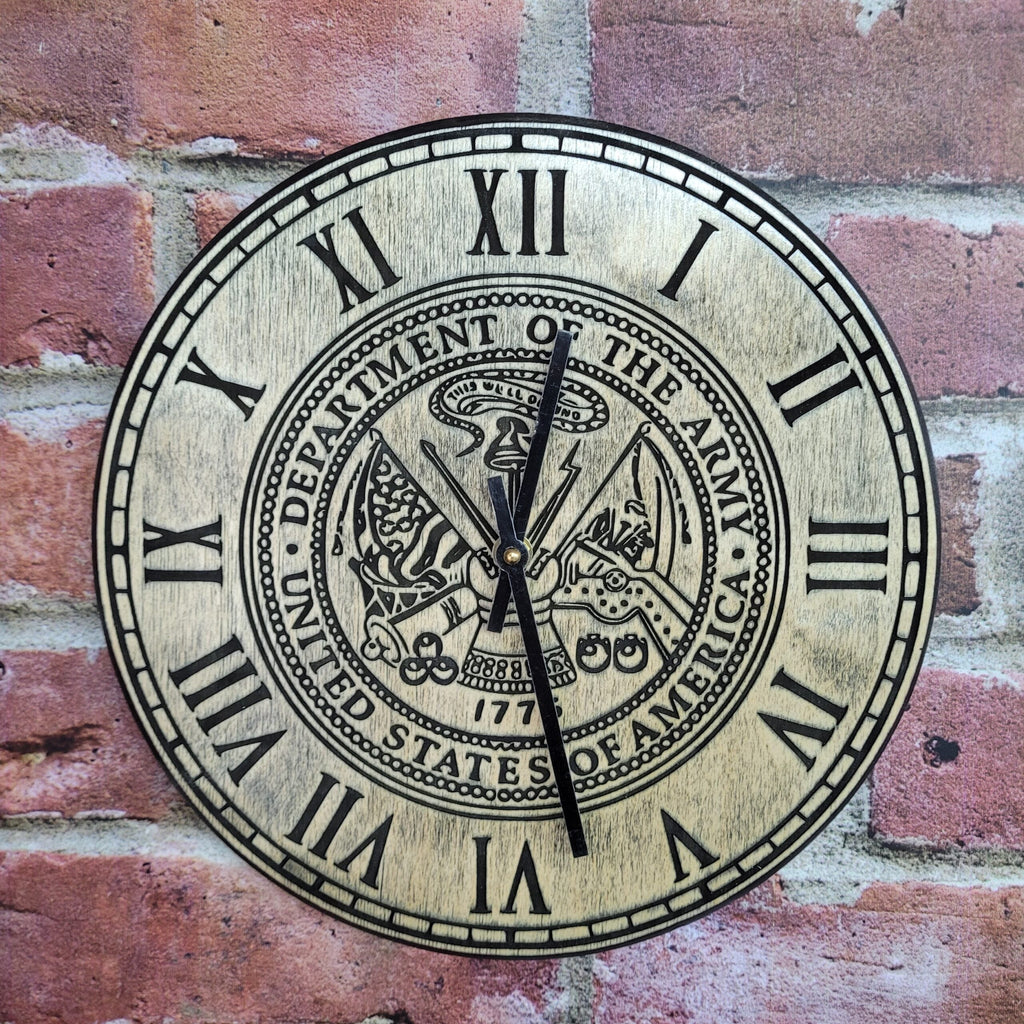 Rustic Real Wood Wall Clock