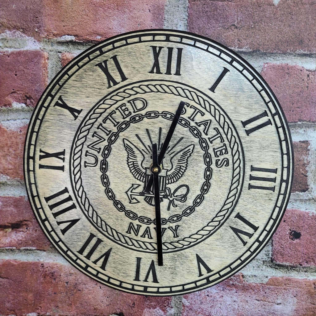 Rustic Real Wood Wall Clock
